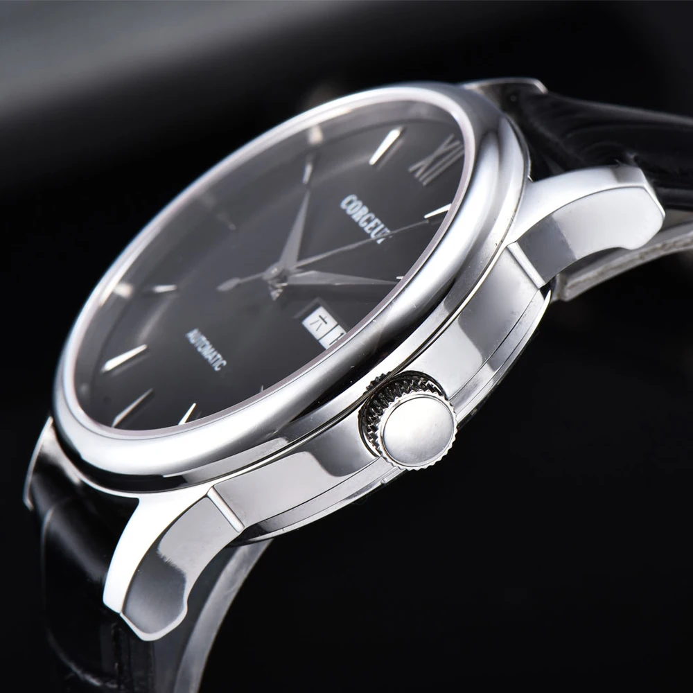 Часы-Авиатор мужские механические с сапфировым стеклом водонепроницаемые