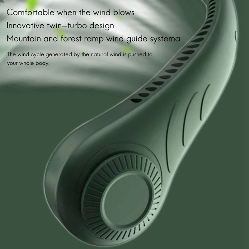 Hanging Neck Fan USB Portable Charging Handheld Student Lazy Small Mini Electric | Бытовая техника