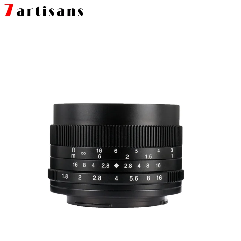 Объектив беззеркальной камеры 7artisans 50 мм f1.8 фоторамка для путешествий Canon