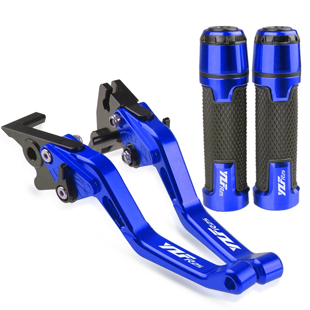

Motorcycle aluminum Accessories Handle Grips Handlebar Short Brake Clutch Lever For YAMAHA YZFR25 2015-2017 YZFR25 2015 2016 17