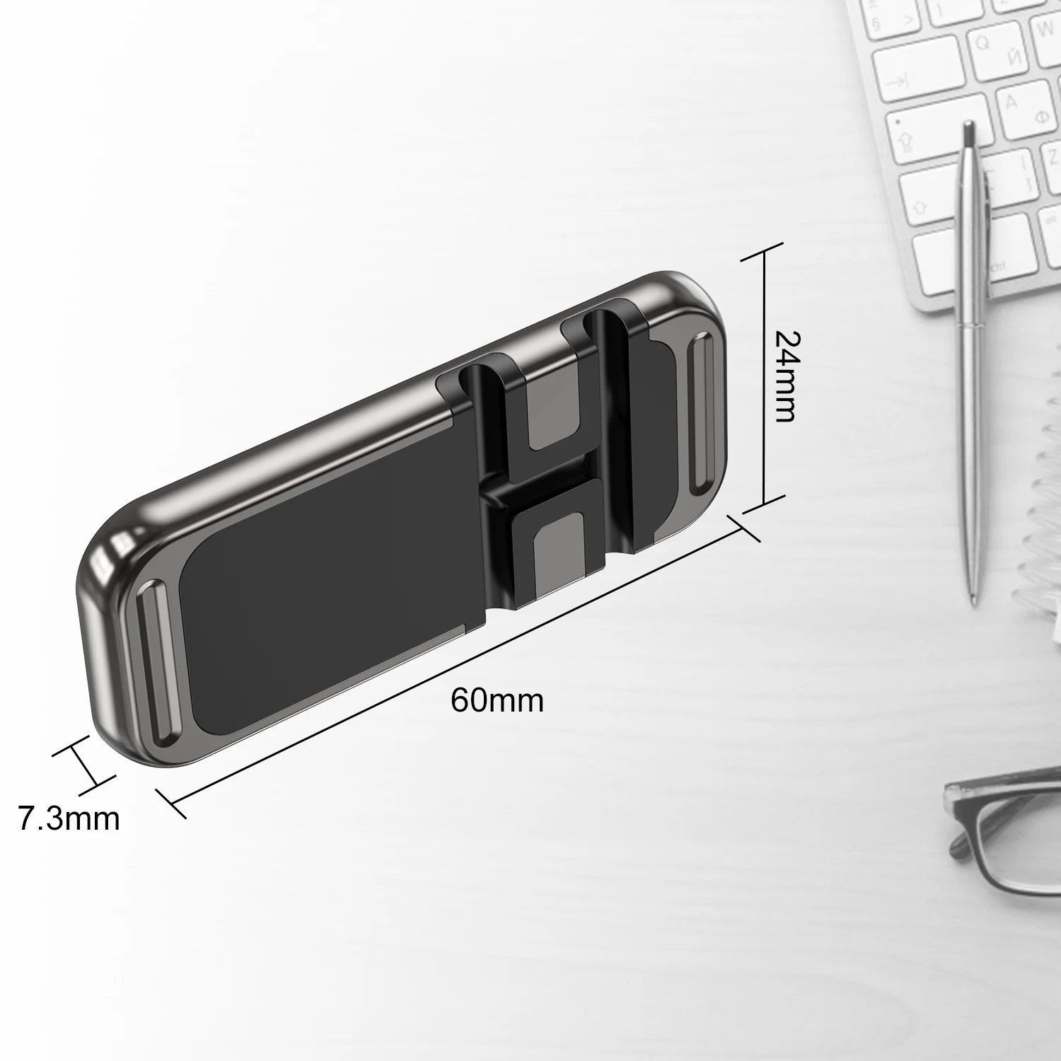 USLION Car Mount Magnet Phone Holder For iPhone 12 11 Pro Xiaomi Wire Clip Dashboard Magnetic Bracket Strip Shape GPS Car Stand