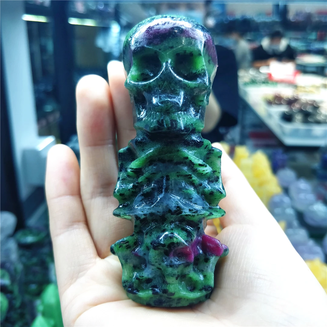 

Природный эпидот, кварц, лабрадорит, Минеральные Кристаллы, Черепа скелета ручной работы, духи, колдовские украшения, скульптурные фигуры продажа