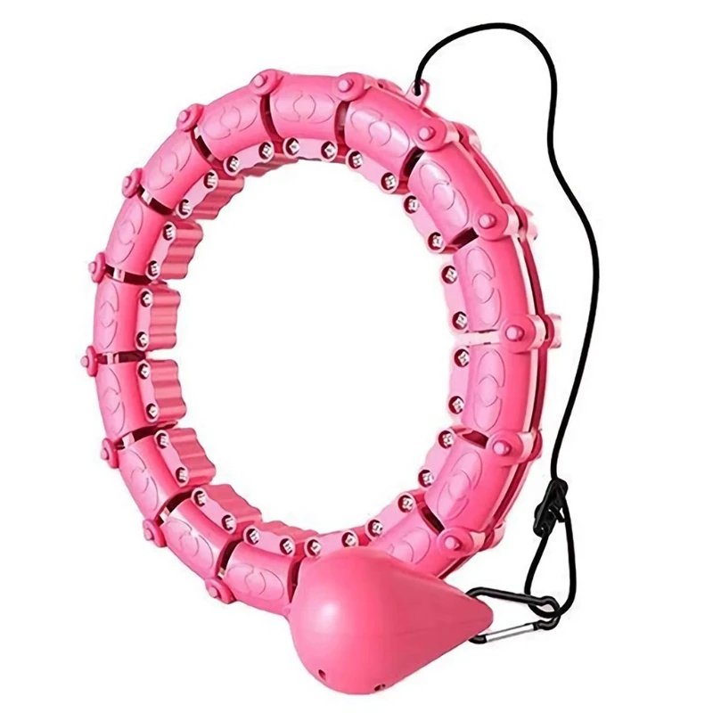 

H7JC Weighted Smart Fitness Ring ,24 Detachable Knots Abdomen Fitness Weight Loss Non-Falling Fitness , Adjustable Weight