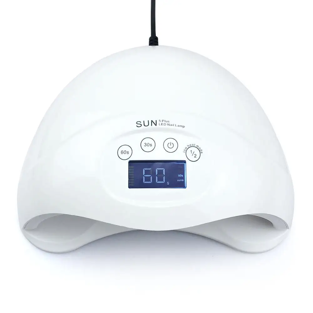 SUN5 plus Сушилка для ногтей 48 Вт Двойной УФ светодиодный светильник для ногтей Сушилка для ногтей Гель-лак отверждаемый светильник с инфракрасным датчиком