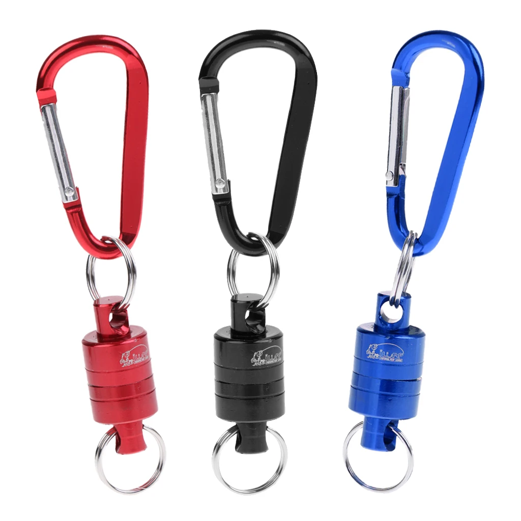

3pcs 10cm Magnetic Release Net Holder Connection ckle Fly Fishing Tools