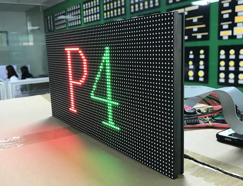 P4 SMD 3в1 RGB полноцветный светодиодный модуль дисплея, уличная Светодиодная панель, 1/10 сканирование 320*160 мм, текст, изображения, видео-шоу