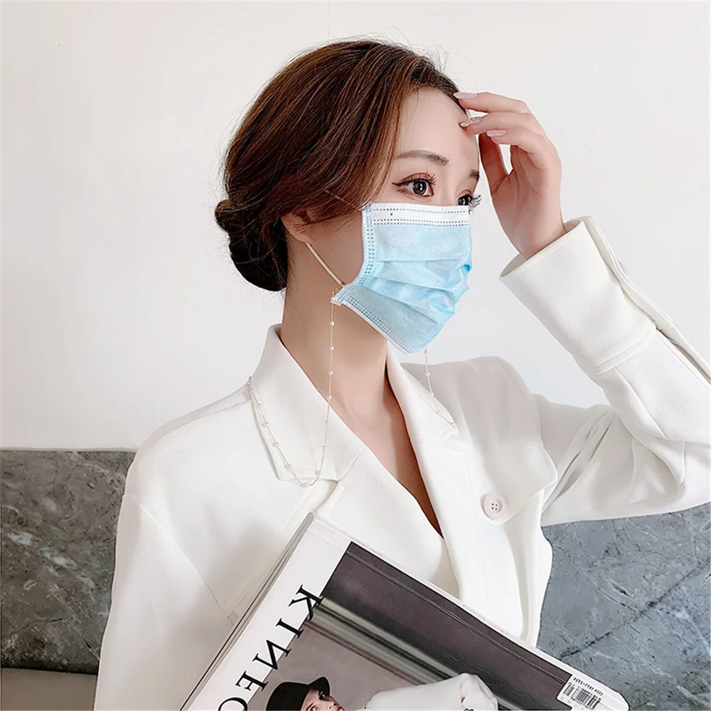 

1pcs Eyeglass Strap Reading Glasses Hanging Chain Fashion Sunglasses Spectacles Holder Neck Cord Glasses Slip Metal Chain