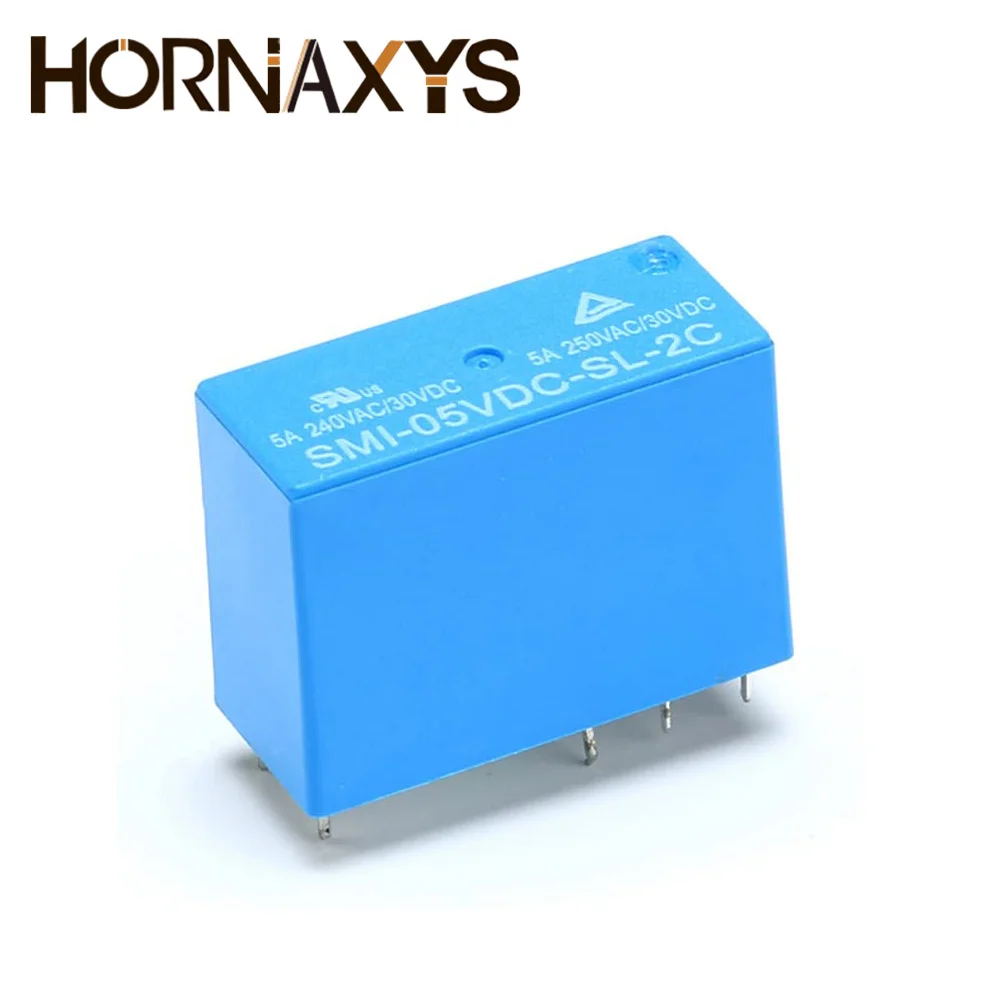 5pcs SMI-05V 12V 24VDC-SL-A-SL-C-SL-2C 4/3,5-контактное реле SMI-05V 12V 24V DC-SL-A SMI-05V 12V 24V DC-SL-C SMI- 5V 12V 24V 24V dc-sl-2c
