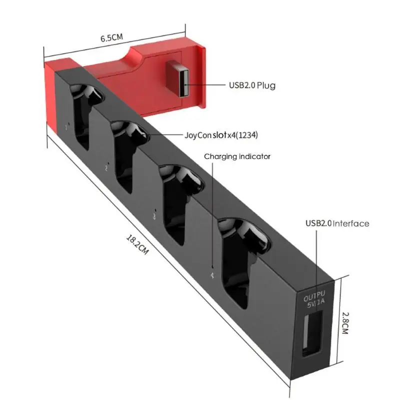 Новое PG 9186 зарядное устройство для зарядки док станция Держатель Nintendo Switch Joy game Con