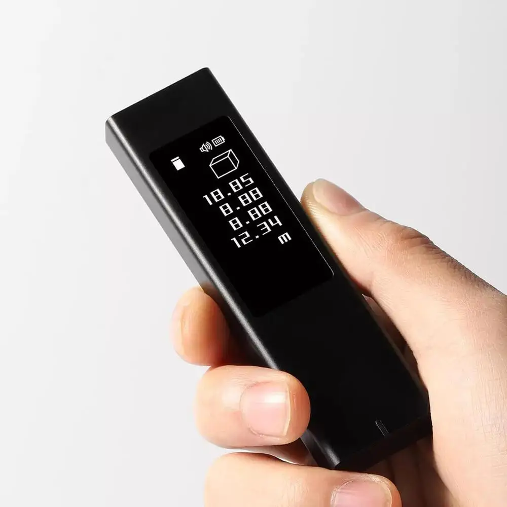 Дальномер лазерный Xiaomi DUKA с сенсорным OLED-экраном 40 м | Электроника