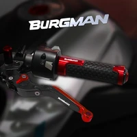 for suzuki burgman 650 motorcycle aluminum adjustable extendabl brake clutch lever burgman650 2013 2014 2015 2016 2017 2018