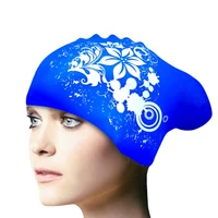 new silicone swimming cap long hair womens waterproof swim caps ladies diving hood hat kids garras natacion casquette 2022