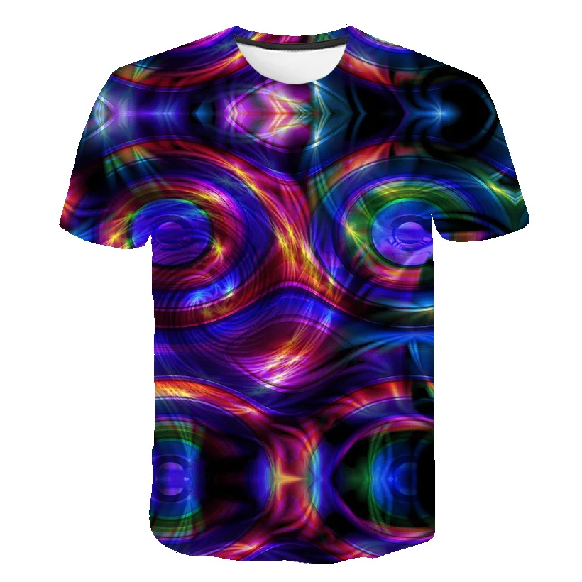 Новый стиль 2020 трехмерная Мужская футболка с 3D принтом летняя повседневная