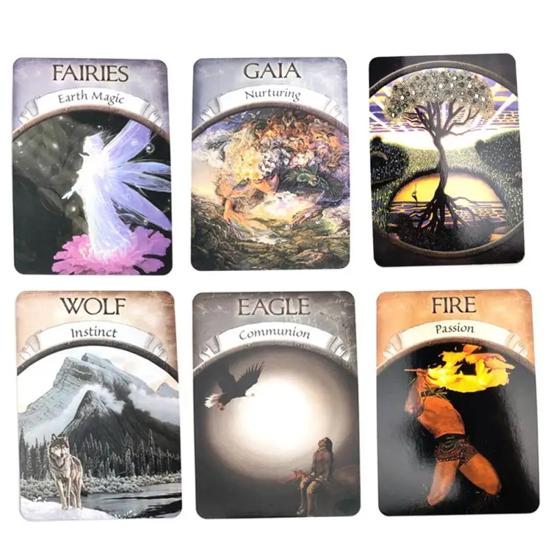 Волшебные карты Oracle Earth Magic: read Fate Tarot карточная игра для личного пользования настольная игра 48 карт и руководство New 7