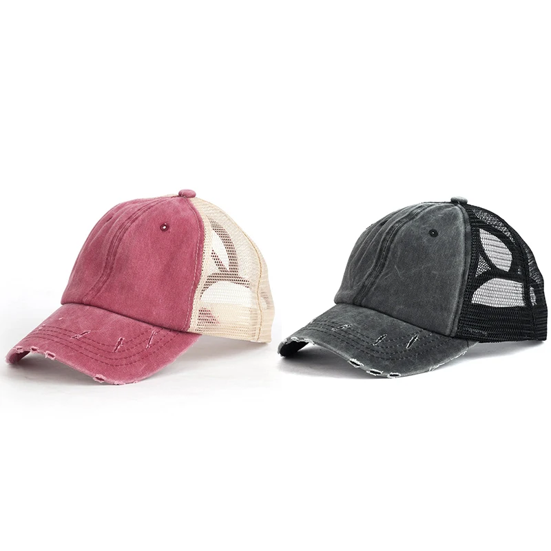 Бейсболка сетчатая для мужчин и женщин Регулируемая Кепка от солнца занятий