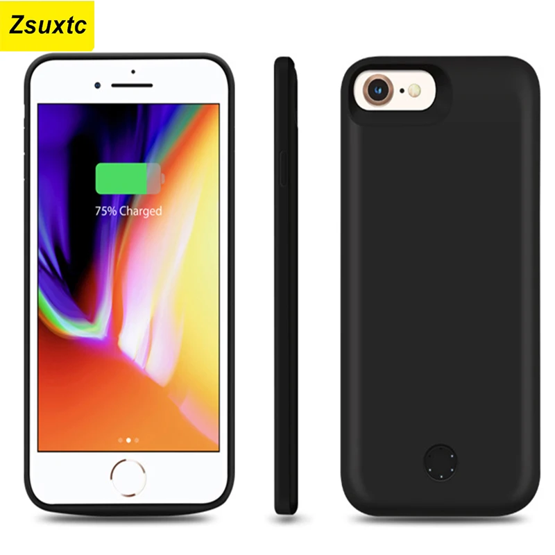 Чехол для Iphone X XR XS Max чехол аккумулятора зарядного устройства умное зарядное
