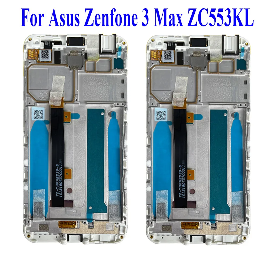 Оригинальный ЖК-дисплей для Asus ZC553KL с рамкой и сенсорной панелью дигитайзер в