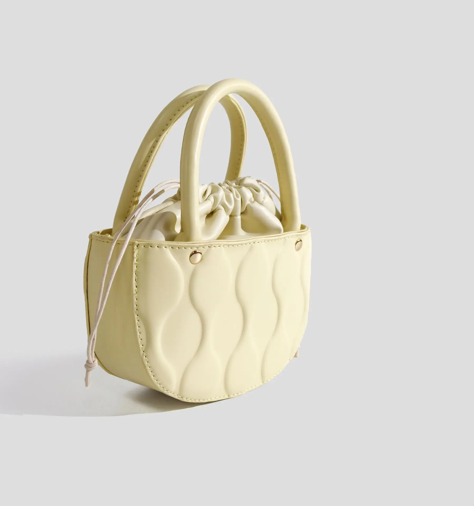 

Luxury Handbags women Bags Drawstring Fashion Quality PU Net Red Crossbody Texture Shoulder Portable Underarm Small Square Bag