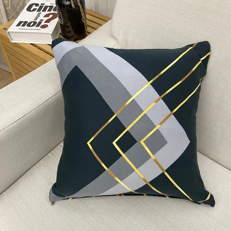 

FFO Polyester Pillow Case Polyeter Soft Cushion Cover 45x45cm The Plaid Pillowbase Home Sofa Decoration
