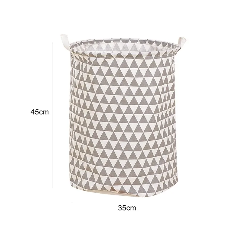 

Canvas Laundry Basket Waterproof Large Capacity Laundry Hamper Dirty Clothes Storage Bag Toy Home Storage Bin