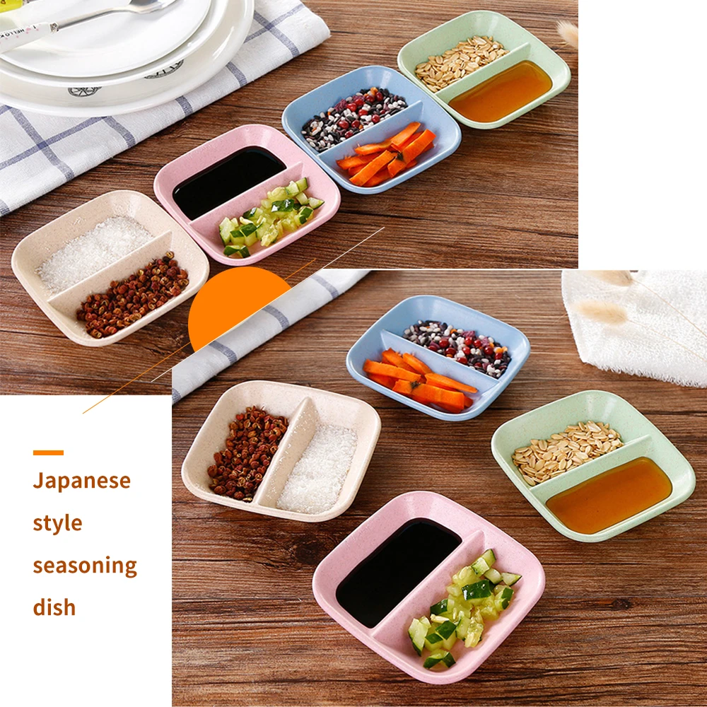 Японская посуда Пшеничная солома блюдо для приправ детская чаша тарелка соевого