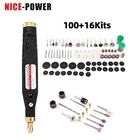 Электрическая дрель 18 в 0,3-3,2 с набором шлифовальных аксессуаров, многофункциональная гравировальная ручка для инструментов Dremel, электроинструменты, шлифовальный станок сделай сам