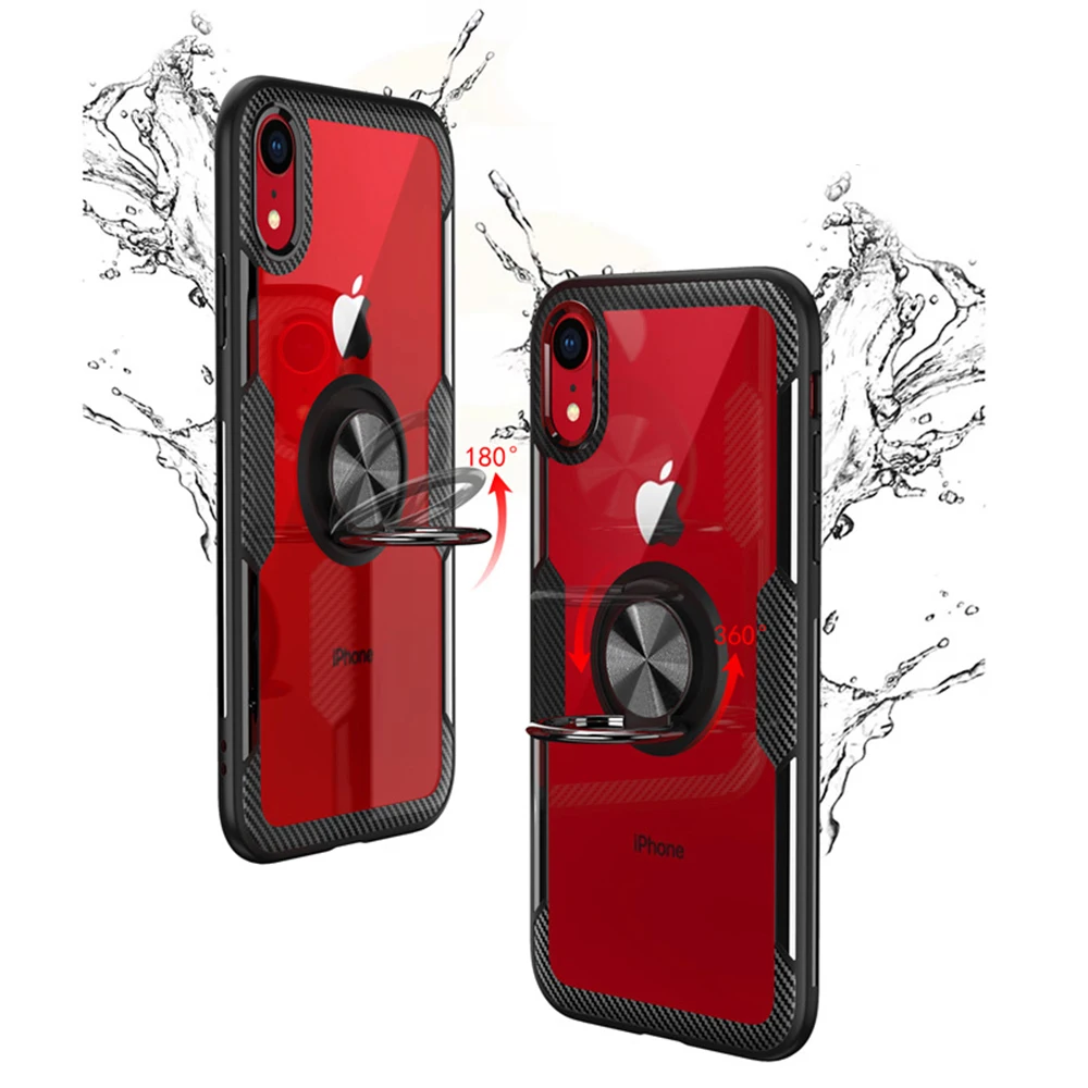 Чехол для телефона Apple 11 XR 6S с пряжкой IPhone7/8plus прозрачная поддержка Xsmax