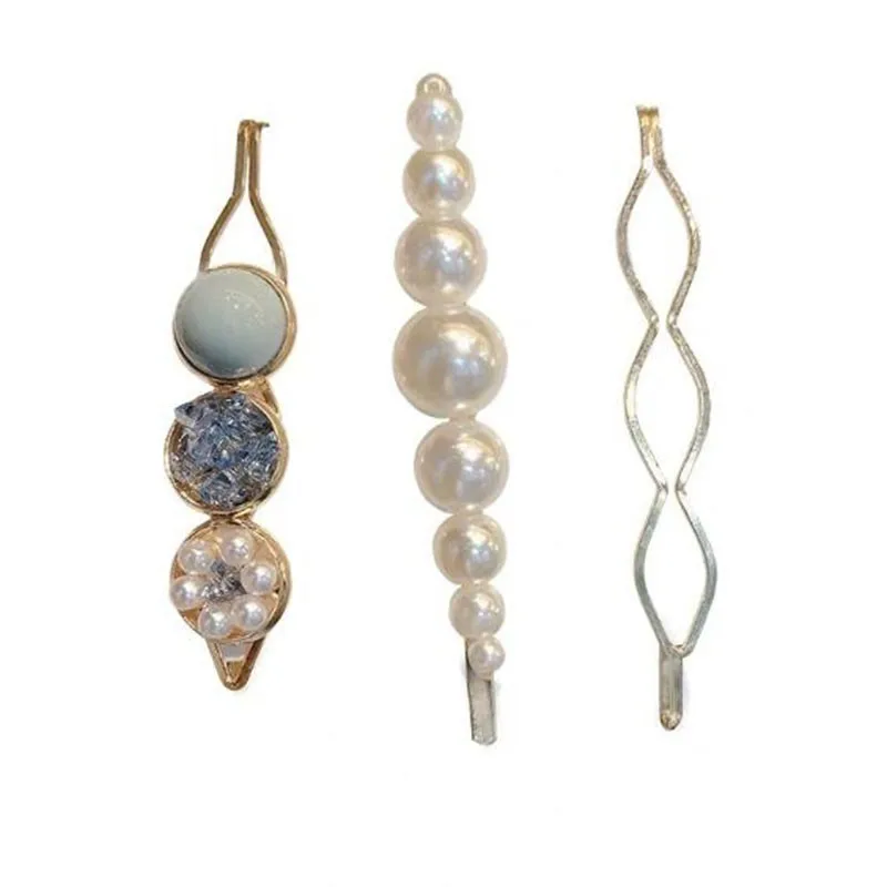

3Pcs/set One-piece Clip Cute Korean Style Hair Accessories Hairpin Temperament Side Clip Girls New Fashion Hair Clip