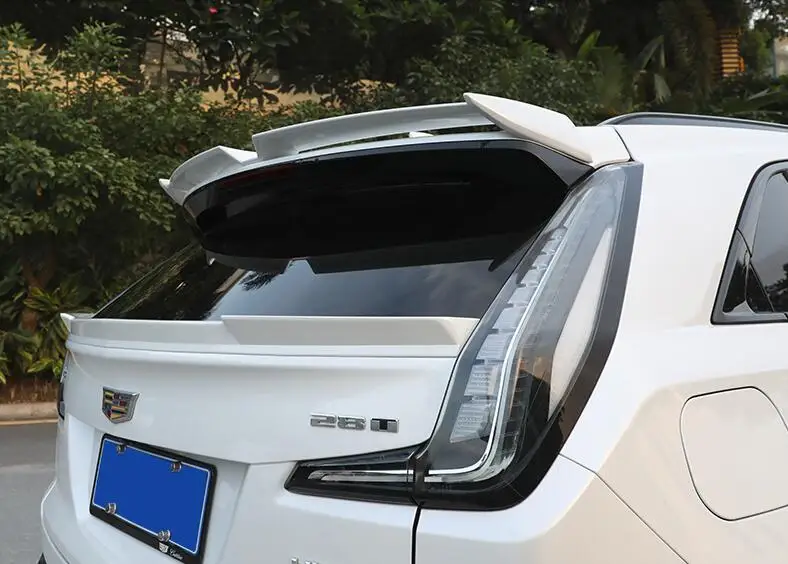 

For Cadillac XT4 Spoiler 2015-2018 Cadillac XT4 spoiler TF High Quality ABS Material Car Rear Wing Primer Color Rear Spoiler