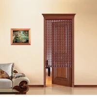 lotus door curtain fengshui partition chinese household door curtain bathroom porch hanging curtain no hole