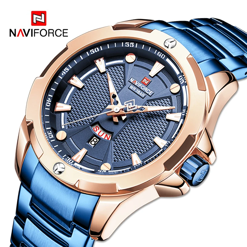 

NAVIFORCE Military Fashion Mens Watch Luxury Quartz Wristwatch Sport Casual Clock Wateproof Watches Male Relogio Masculino 2020