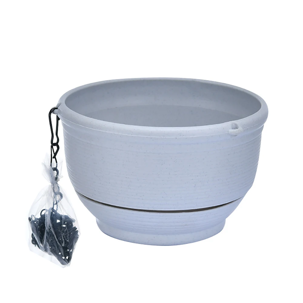 

Classic Style Flower Pot Plastic Self Watering Pot Hanging Baskets For Plants Plants Pots For Home Used With Fower/Green Plant