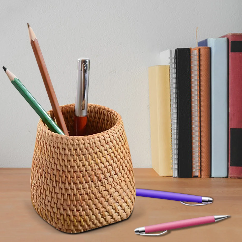 Manual Rattan Chopsticks Tube Shovel Spoons Bucket Dinner Knives Forks Tableware Storage Box Home Baskets Organizer | Дом и сад