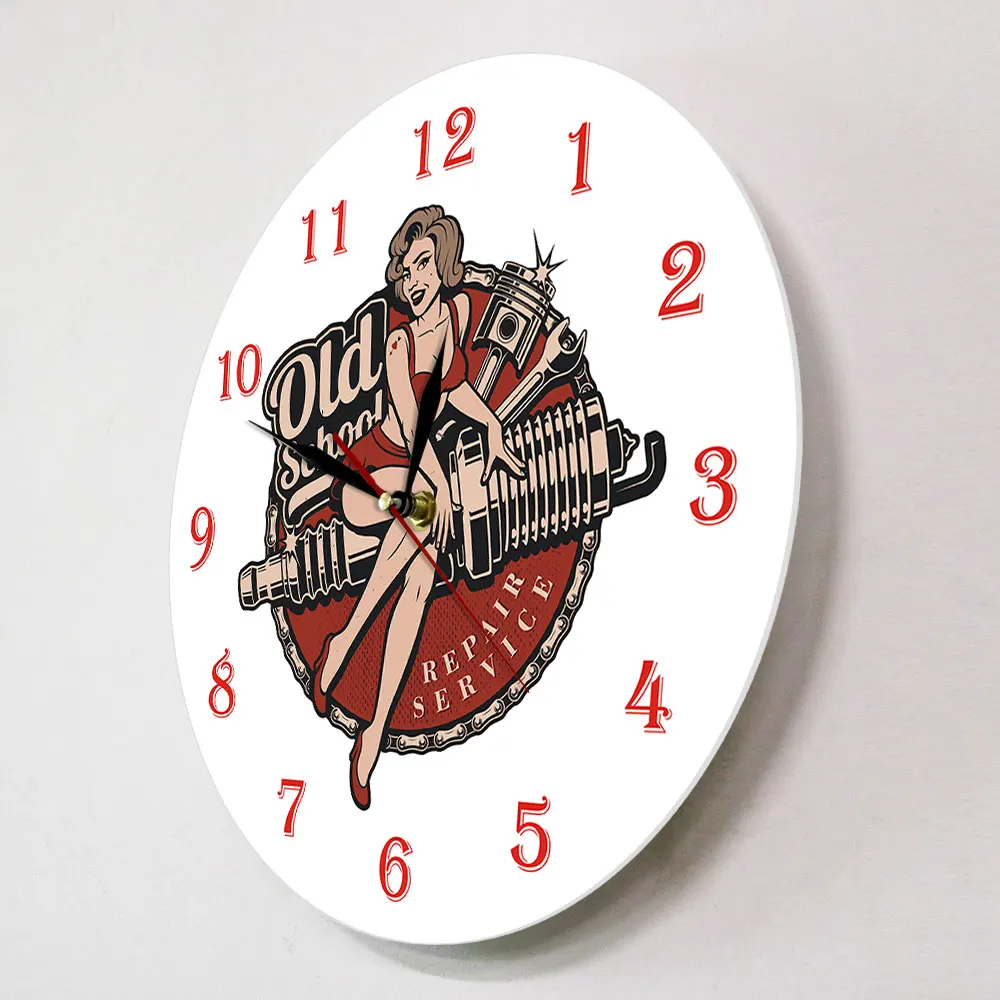 Гаражные персонализированные ретро старошколы ремонт автомобилей сервис