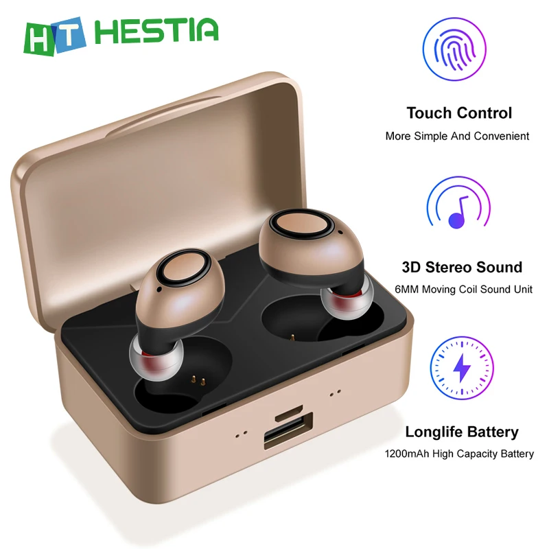 Беспроводная Bluetooth гарнитура Наушники с шумоподавлением Игровая Handsfree