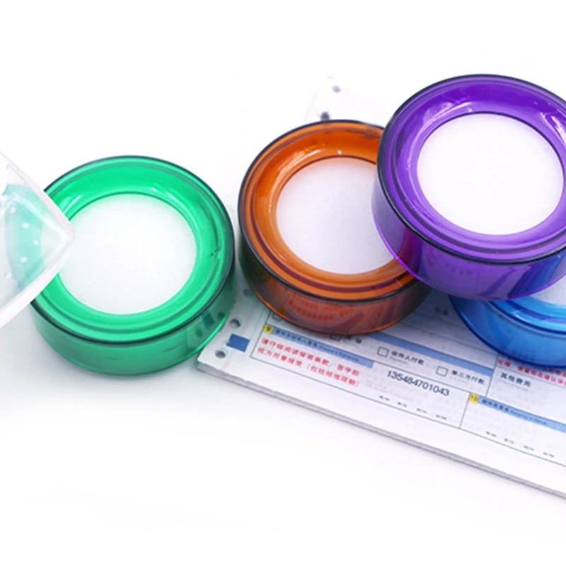 Новое цветное круглое влажное устройство подсчет денег и кассовый аппарат