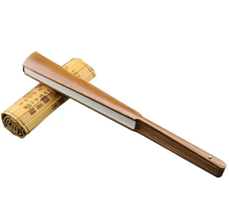 Большая пустая белая рука вентиляторы рисовая бумага Китайский складывающийся