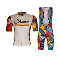 chaise pro team jersey set mens cycling clothing short sleeve kit race riding uniform summer road bike ropa ciclismo hombre