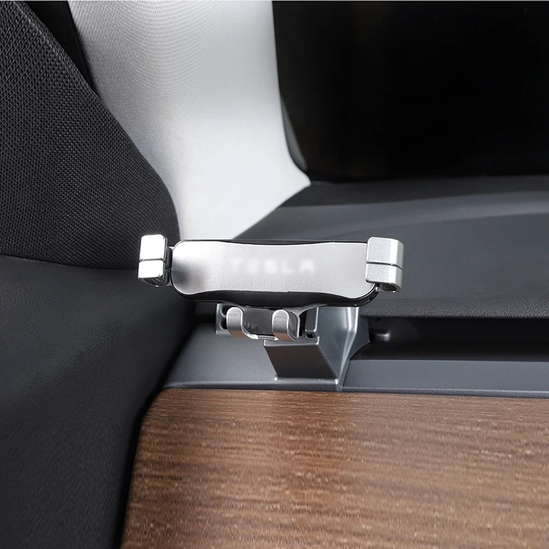 

Only for Tesla Model Y 2021 Year Model Air Vent Clip Mobile Phone Holder, Aluminum Alloy Phone Holder