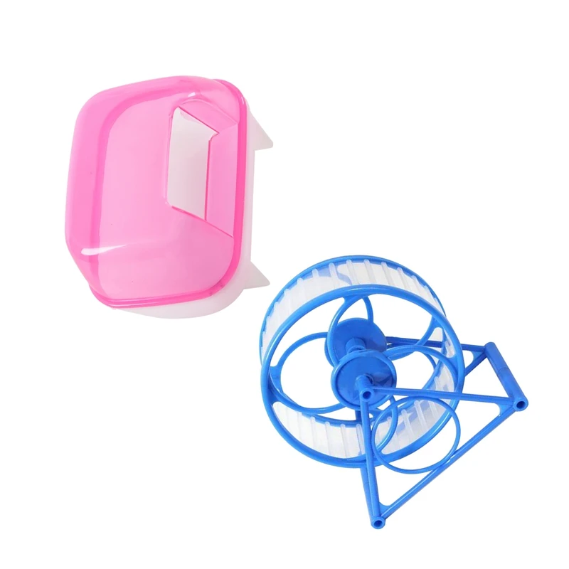 2 шт. товары для хомяков: 1 розовый белый маленький хомяк купания Песочная клетка