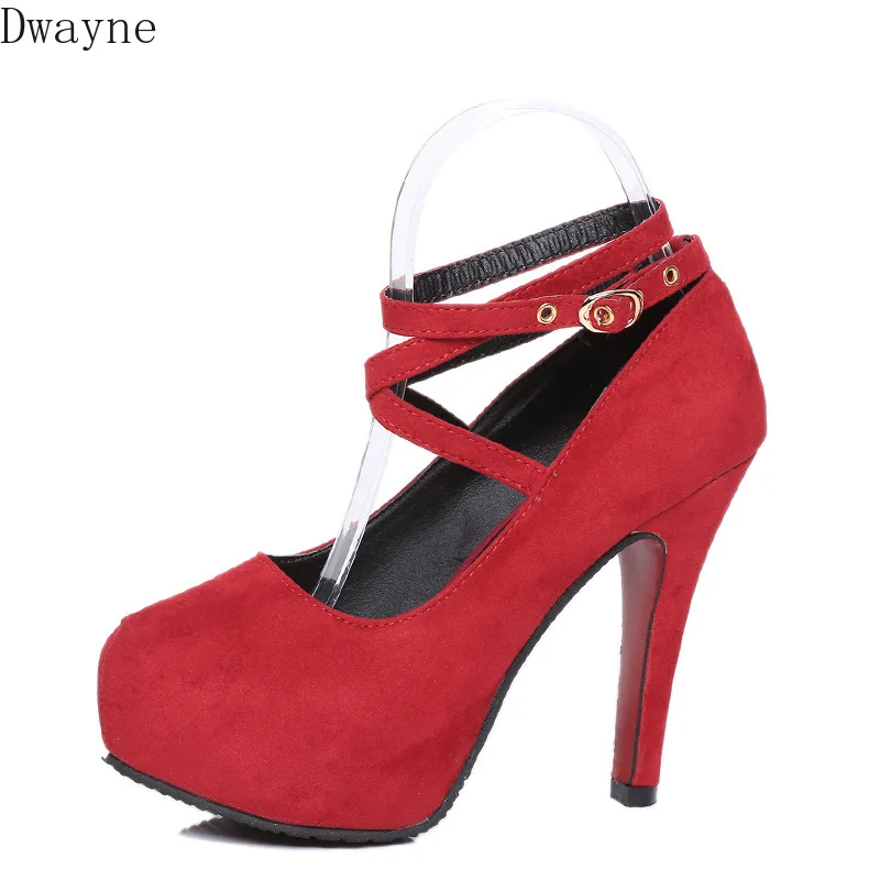 Женские туфли на высоком каблуке с круглым носком большие размеры весна лето