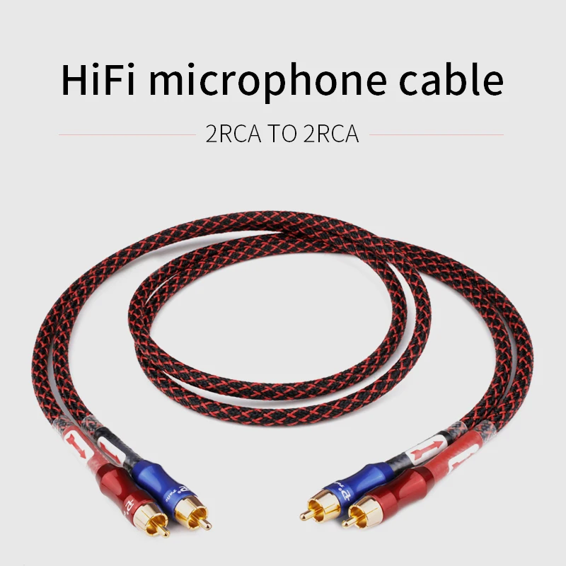 yyaudio hifi stereo pair rca cable high performance premium hi fi audio 2rca to 2rca interconnect cable free global shipping