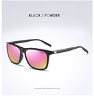 Солнцезащитные очки AORON мужские, поляризационные, классические, квадратные, с зеркальными алюминиевыми дужками, UV400