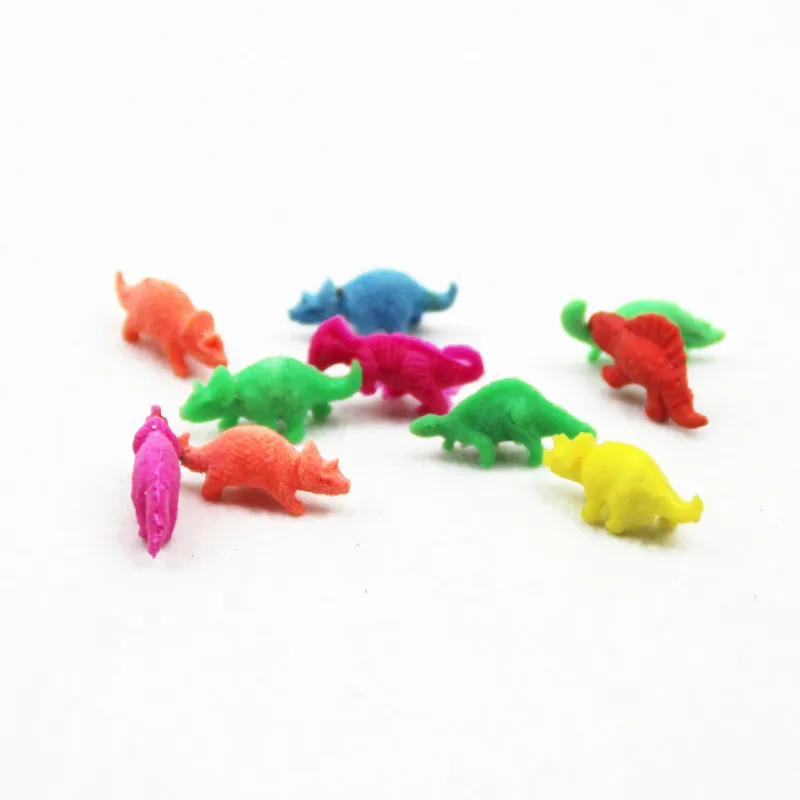 10 шт./лот инкубационное выращивание яиц динозавра фигурку добавить трещины воды