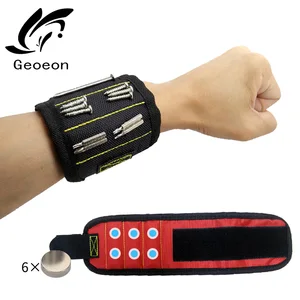 Магнитный браслет, сумочка для инструментов, ремень для инструментов электрика, винтов, гвоздей, держатель сверл, инструменты для ремонта A30