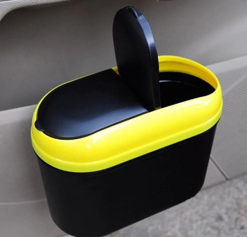 

Car Interior Accessories Clamshell Door Side Enlarged Clip Thickened Barrel Wall Storage Bin Soot Trash Can Car Supplies