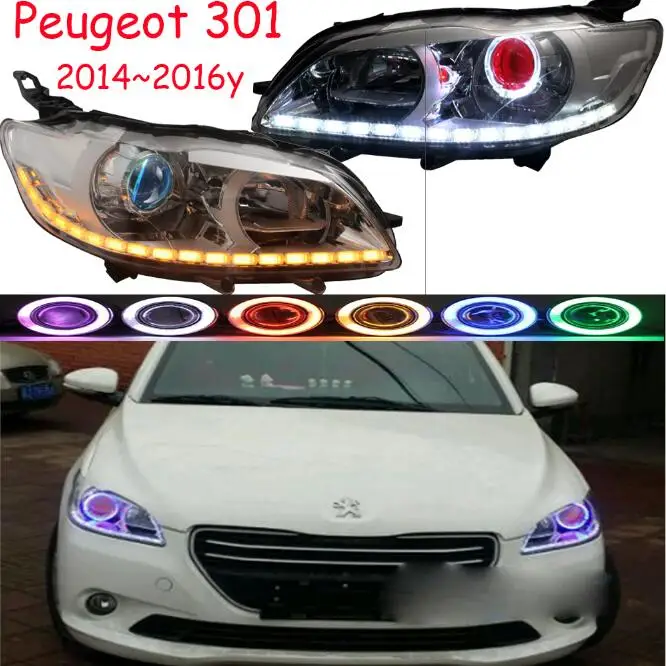 Model1 style Г. Автомобильный bupmer головной светильник для ≥geot301 головной светильник 301 автомобильные аксессуары светодиодный DRL HID ксеноновый противотуманный фонарь для 301 Головной фонарь P8 противотуманный светильник - Цвет: Model1 style
