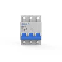 3p 4pcsctn miniature circuit breaker mcb dz47 c45 series for overload and short circuit protection