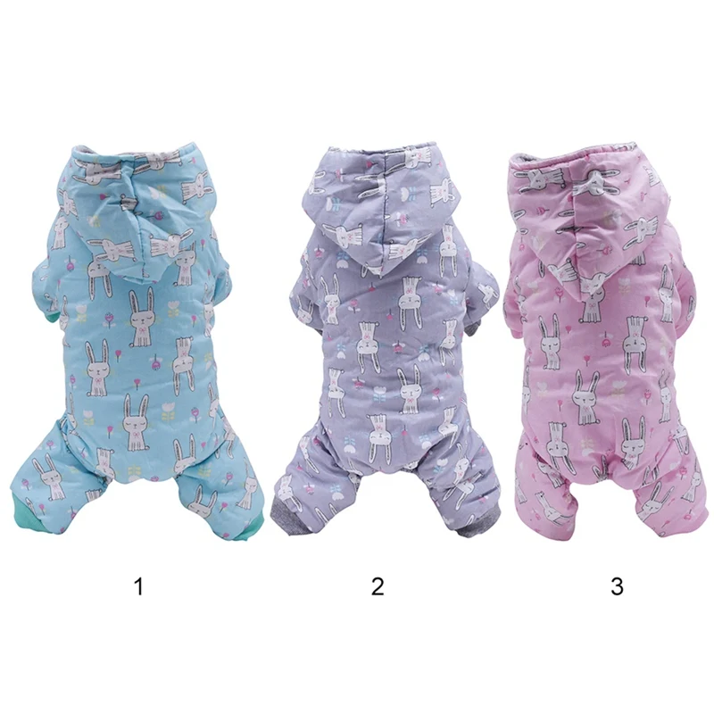 Милое Мягкое хлопковое пальто для маленьких щенков костюм животных комбинезон