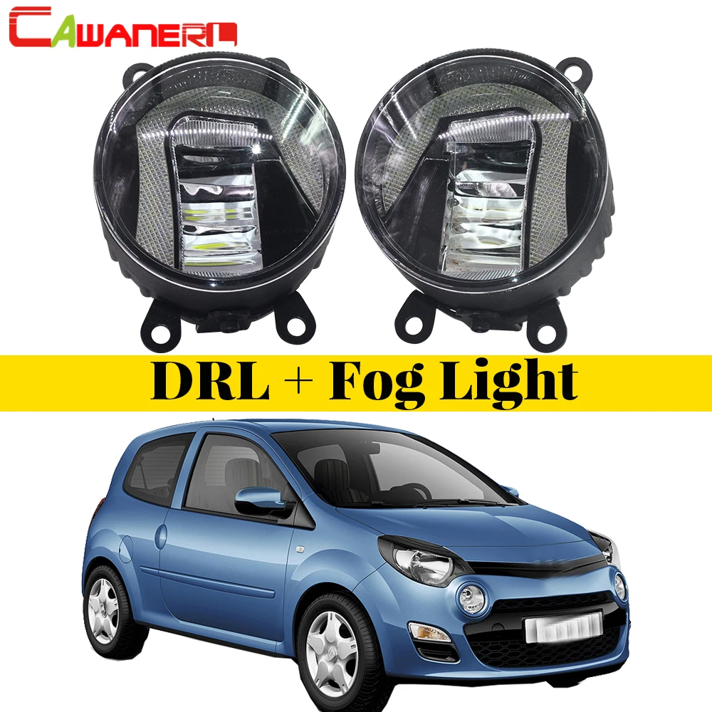 Cawanerl 2 X автомобиль светодиодный лампы Противотуманные фары светильник Дневной